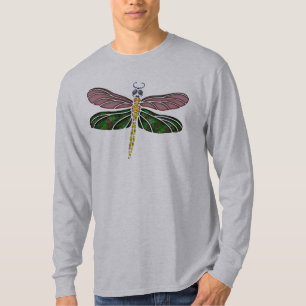 Ohrschnecken-Muschel u. beflecktes Glas-Libelle T-Shirt