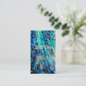 Ohrschnecken-Muschel Visitenkarte (Stehend Vorderseite)