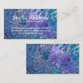 OhrschneckenseeMuschel-Hintergrundentwurf 1 Visitenkarte (Vorne/Hinten)