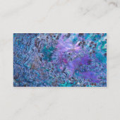 OhrschneckenseeMuschel-Hintergrundentwurf 1 Visitenkarte (Rückseite)