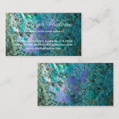 OhrschneckenseeMuschel-Hintergrundentwurf 2 Visitenkarte (Vorne/Hinten)