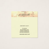 Ohrstöcke Display Karte Vintag rosa Rosa Rosa (Rückseite)