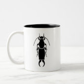 Ohrwurm Zweifarbige Tasse (Links)