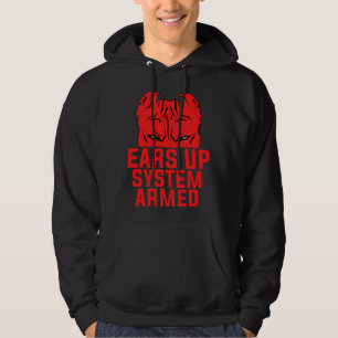 Ohrwurzel-Hund Lover Hoodie