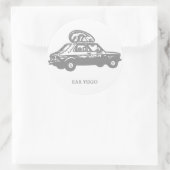 Ohryugo Runder Aufkleber (Tasche)