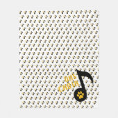 OHSChoir Note Fleece Blanket (Vorderseite)