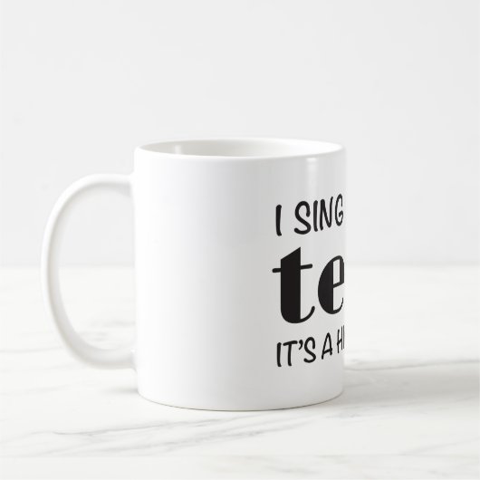 OHSChoir Sing Tenor Kaffeetasse (Links)