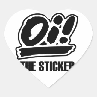 Oi! Aufkleber (Herz)