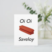 Oi Oi Saveloy Postkarte (Stehend Vorderseite)