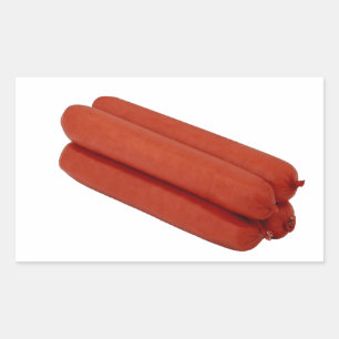 Oi Oi Saveloy Rechteckiger Aufkleber