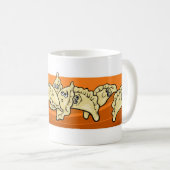 Oi Yoi Yoi Perogies Cartoon-Tasse Kaffeetasse (VorderseiteRechts)