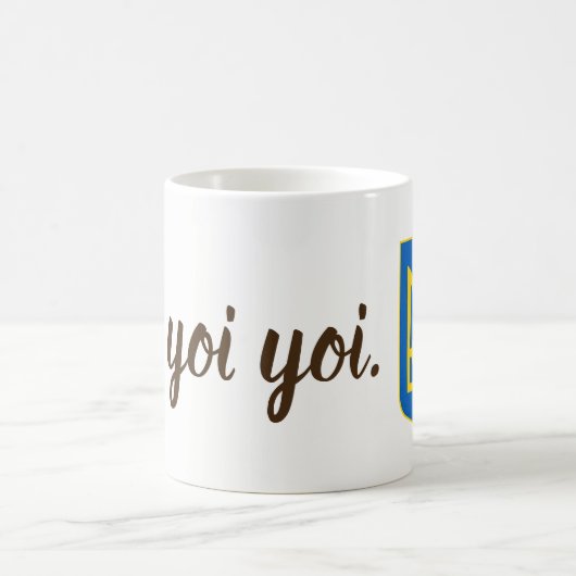 Oi Yoi Yoi Tryzub Ukrainer-Tasse Verwandlungstasse (Mittel)