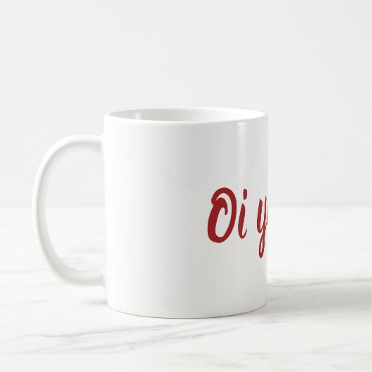 Oi Yoi Yoi Ukrainer-Tasse Kaffeetasse (Links)