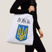 Oi Yoi Yoi Ukrainer Tryzub Taschen-Tasche Tragetaschen Mit Langen Trägern (Von Nahem)
