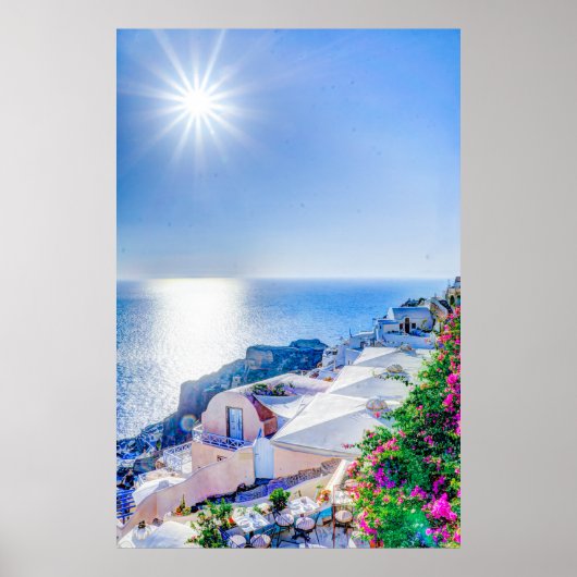 oia-417822 oia-417822 oia santorini Sommerrot Poster (Vorne)