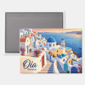 Oia Griechenland Magnet (Vorderseite/Rückseite)