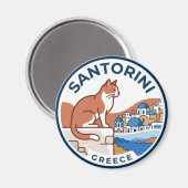 Oia Griechenland Magnet (Vorderseite/Rückseite)