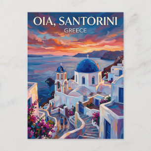 Oia Griechenland Postkarte
