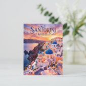 Oia Griechenland Postkarte (Stehend Vorderseite)