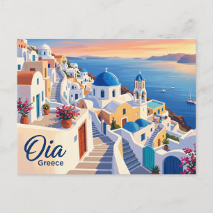 Oia Griechenland Postkarte