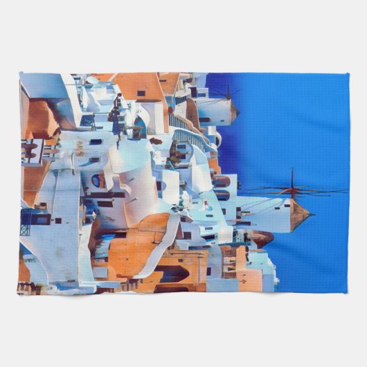 OIA - Labyrinth der Schritte - Geschirrtuch (Horizontal)