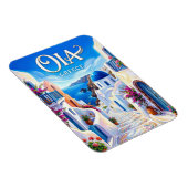 Oia Marmorgasse Griechenland Magnet (Rechte Seite)