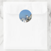Oia Santorini Aufkleber (Tasche)