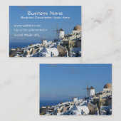 Oia Santorini Business Cards Visitenkarte (Vorne/Hinten)