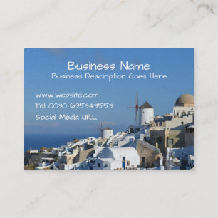 Oia Santorini Business Cards Visitenkarte