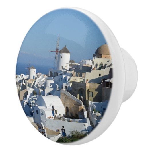 Oia Santorini Dresser Knob Keramikknauf (Rechts)
