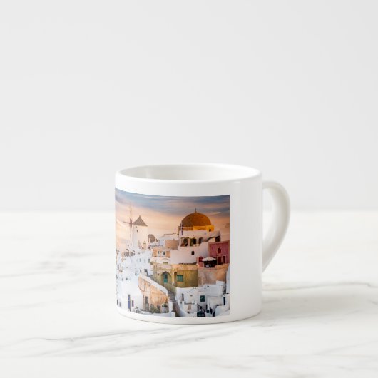 Oia Santorini Espressotasse (Vorderseite Rechts)