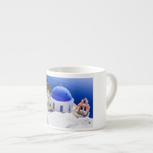 Oia Santorini Espressotasse (Vorderseite Rechts)