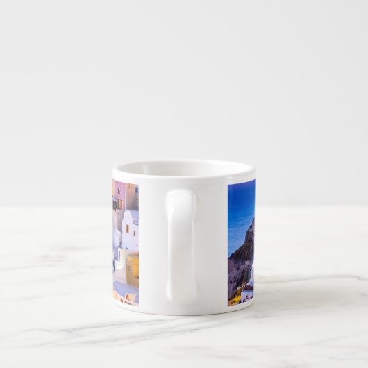 Oia Santorini Espressotasse (Rückseite)