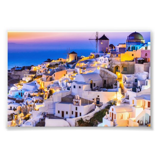 Oia Santorini Fotodruck (Vorne)