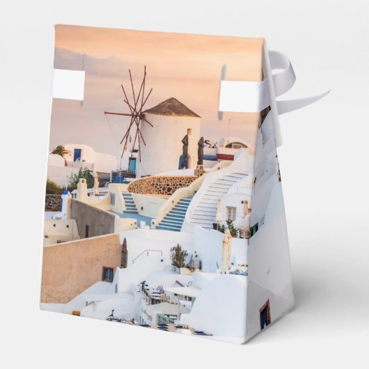 Oia Santorini Geschenkschachtel (Rückseite)