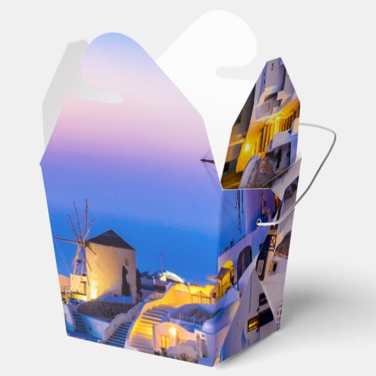Oia Santorini Geschenkschachtel (Geöffnet)