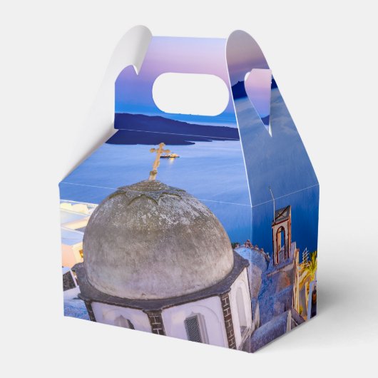 Oia Santorini Geschenkschachtel (Rückseite)