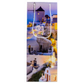 Oia Santorini Geschenktüte Für Weinflaschen (Vorderseite)