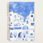 Oia Santorini Griechenland Aquarellmalerei Planer (Vorderseite)