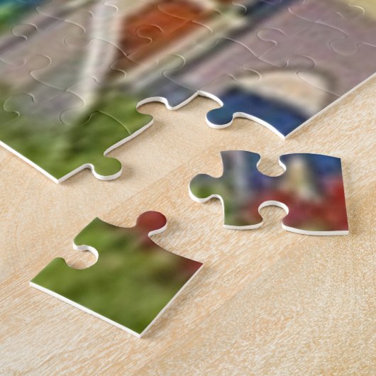 Oia, Santorini, Griechenland Art Puzzle (Seite)