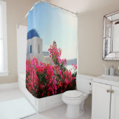 Oia Santorini, Griechenland, Fotografie  Duschvorhang (Beispiel)