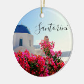 Oia Santorini, Griechenland, Fotografie Keramik Ornament (Links)