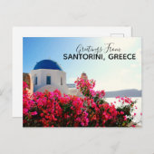 Oia Santorini, Griechenland Fotografie Postcard Postkarte (Vorne/Hinten)