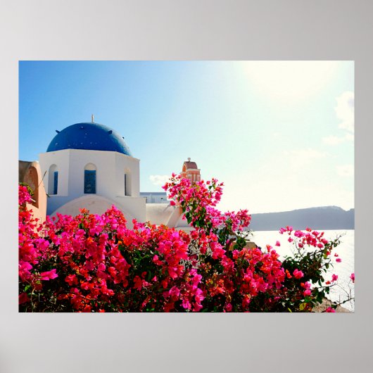 Oia Santorini, Griechenland, Fotografie Poster (Vorne)