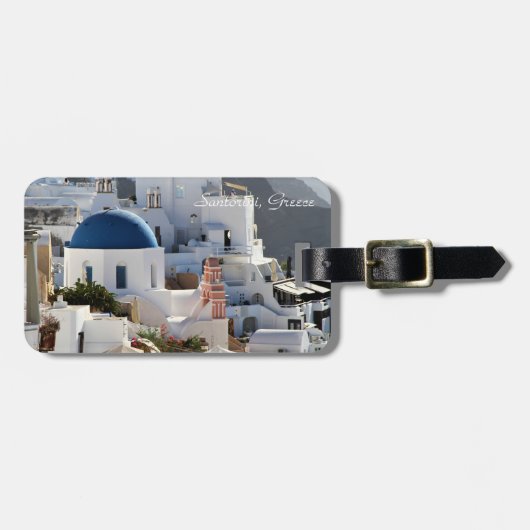 Oia, Santorini, Griechenland, Gepäckanhänger (Vorderseite horizontal)