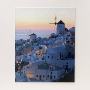 Oia Santorini Griechenland Sunset Puzzle
