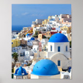 Oia, Santorini - Griechische Insel Poster (Vorne)