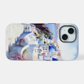 Oia Santorini iPhone 15 Hülle (Rückseite (Horizontal))