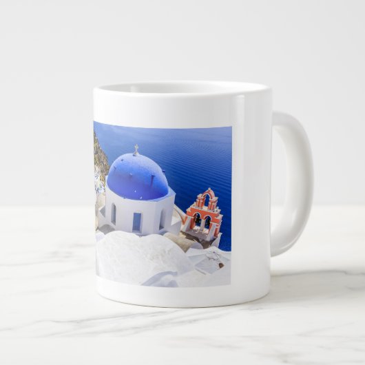 Oia Santorini Jumbo-Tasse (Vorderseite Rechts)