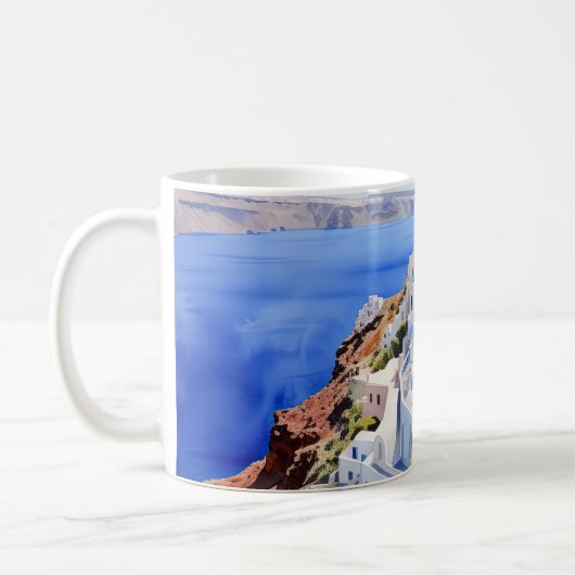 Oia Santorini Kaffeetasse (Links)